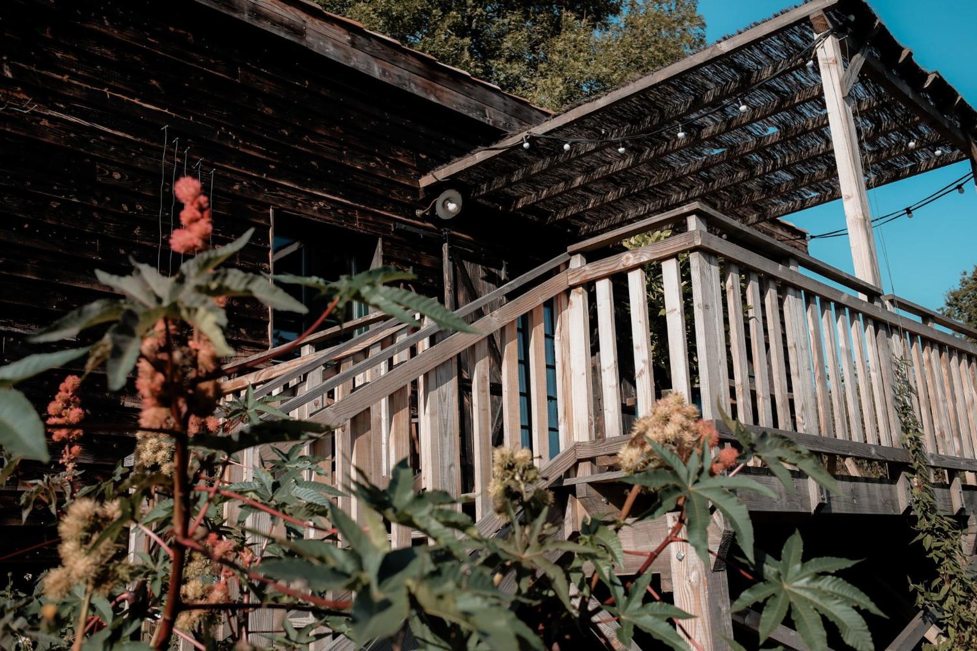 La Ferme Du Pont De Maumy, Cabane Au Bord De L'Etang Et Bain Nordique Busserolles Bagian luar foto